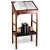 Scully & Scully Mahogany Dictionary Stand