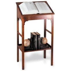Scully & Scully Mahogany Dictionary Stand