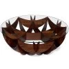 Scully & Scully American Walnut Honeycomb Cocktail Table
