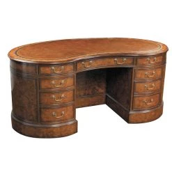 Scully & Scully Nelson Walnut Kidney Desk