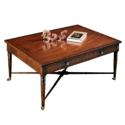 Scully & Scully Mahogany Cocktail Table