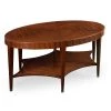 Scully & Scully Rosewood Oval Cocktail Table