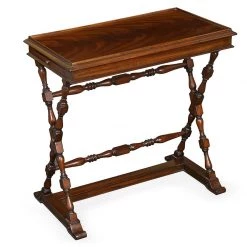 Scully & Scully Mahogany Laptop Table