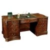 Scully & Scully Mahogany Serpentine Desk