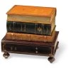 Scully & Scully Stacked Leather Books Table