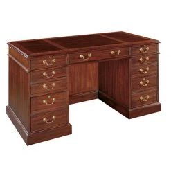 Scully & Scully Mahogany Executive Desk