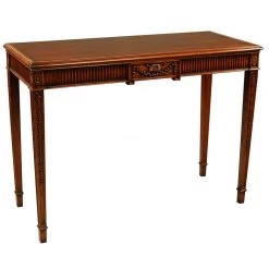Scully & Scully Mahogany Carved Console Table