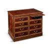 Scully & Scully Mahogany Double File Cabinet