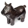 Scully & Scully Leather Bulldog Footstools