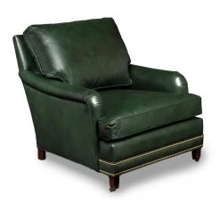 Scully & Scully Bishop Reading Chair, Williamsburg Fern Green