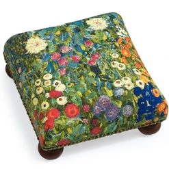 Scully & Scully Artisan Tapestry Footstools