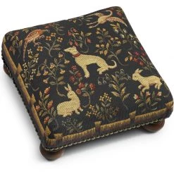 Scully & Scully Millefleur Tapestry Footstools