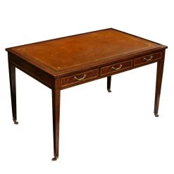 Scully & Scully Crotch Mahogany Writing Desk