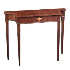 Scully & Scully Swirl Mahogany Console Table