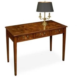 Scully & Scully Burr Elm Writing/Dressing Table