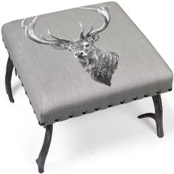 Scully & Scully Genuine Stag Antler Stool