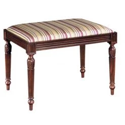 Scully & Scully Ogee Mahogany Bench