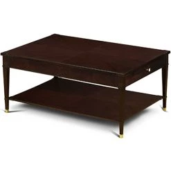 Scully & Scully Manhattan Walnut Cocktail Table