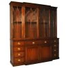 Scully & Scully Mahogany Breakfront China Cabinet