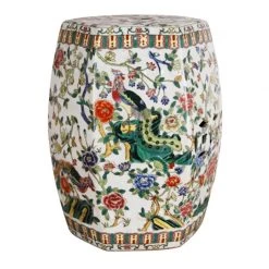 Scully & Scully Famille Rose Hexagonal Garden Seat