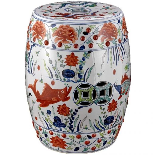 Scully & Scully Famille Verte Fish Garden Seat 8 Scully & Scully Famille Verte Fish Garden Seat -Cheap Furniture Store unnamed file 320