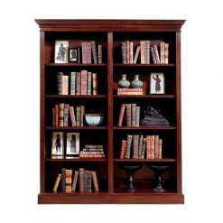 Scully & Scully Tall Mahogany Bookcases