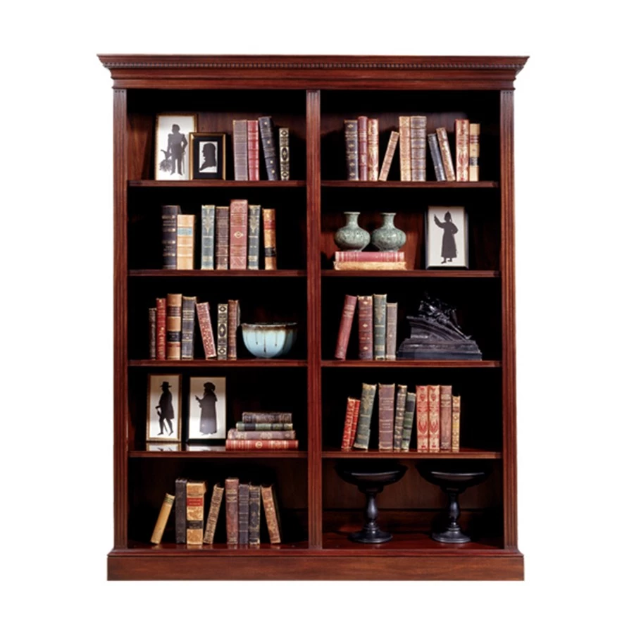 Scully & Scully Tall Mahogany Bookcases 1 Scully & Scully Tall Mahogany Bookcases