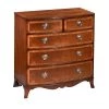 Scully & Scully Mahogany Bowfront Chest Satinwood