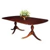 Scully & Scully Mahogany Double Urn Pedestal Dining Table
