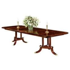 Scully & Scully Rectangular Sweeps Dining Table