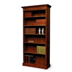 Scully & Scully Tall Yew Bookcase With Inlay