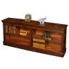 Scully & Scully Mahogany 6' Low Bookcase