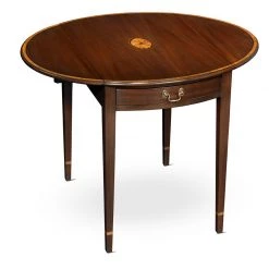 Scully & Scully Dropleaf Mahogany Pembroke Table