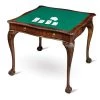 Scully & Scully Mahogany Serpentine Card Table