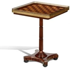 Scully & Scully Mahogany And Rosewood Occasional Square Table