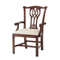 Scully & Scully The Great Room Mahogany Dining Armchair