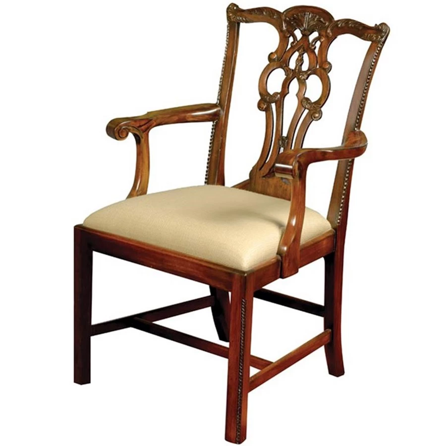 Scully & Scully Aged Regency Armchair And Side Chair 2 Scully & Scully Aged Regency Armchair And Side Chair - Image 2