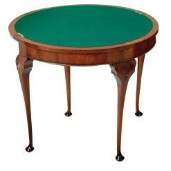 Scully & Scully Queen Anne Card Table