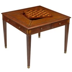 Scully & Scully Square Mahogany Game Table