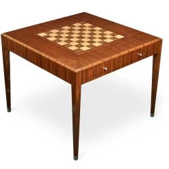 Scully & Scully Rosewood Rotating Game Table
