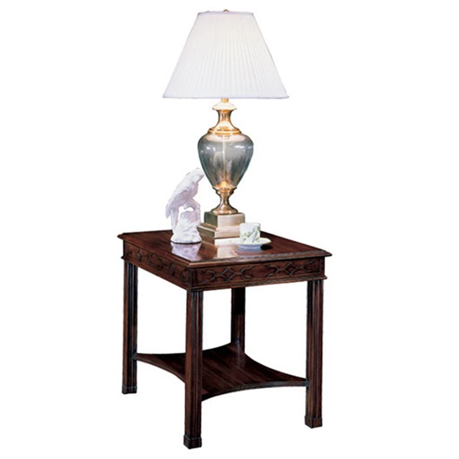 Scully & Scully Mahogany Rectangular End Table 1 Scully & Scully Mahogany Rectangular End Table