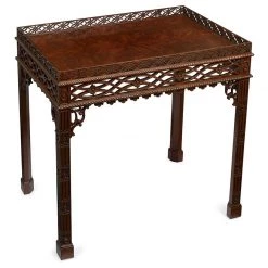 Scully & Scully Flame Mahogany Tea Table
