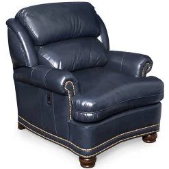 Scully & Scully Trafalgar Tilt-Back Chair & Ottoman