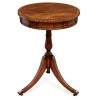 Scully & Scully Drum Table Mahogany With Rose Banding