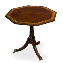 Scully & Scully Walnut Tilt-Top Table
