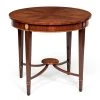 Scully & Scully Round Mahogany End Table