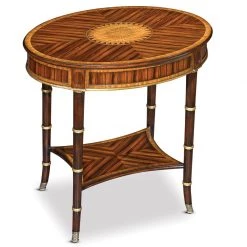 Scully & Scully Rosewood Oval Side Table
