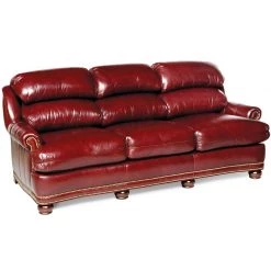 Scully & Scully Sanders Leather Sofa
