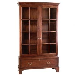 Scully & Scully Mahogany Chippendale Bookcase