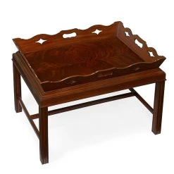 Scully & Scully Mahogany Butler's Tray Table